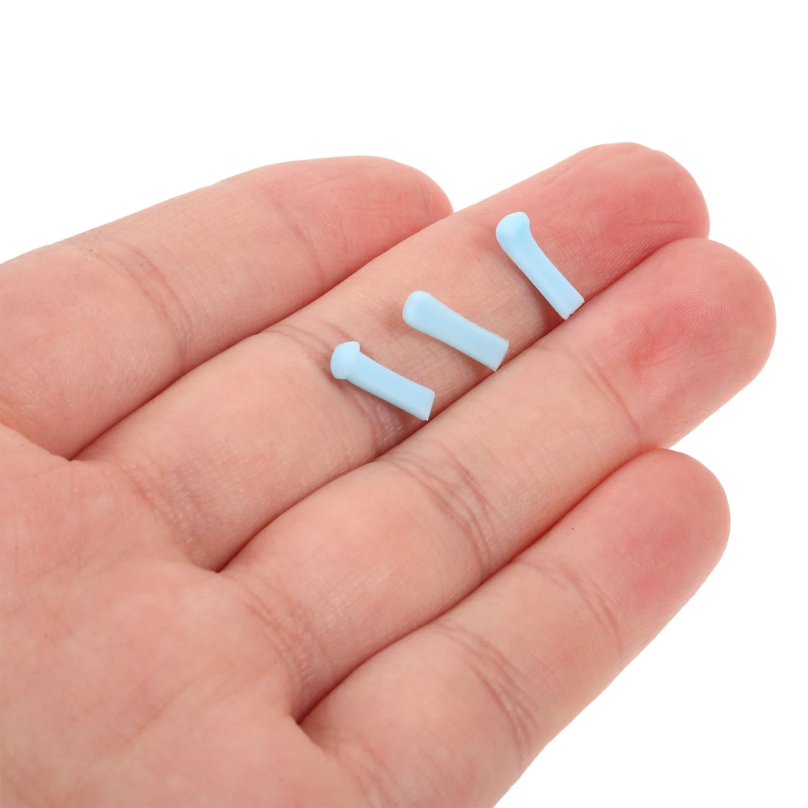 6 Pcs Visual Ear Scoop Cover Wax Cleaner Detergent Spoon Tips Silicone Spoons Silica Gel Earwax Removal Tools