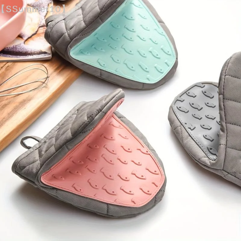 【SSummer10】Fish Shaped Silicone Anti-Scald Oven Gloves - Kitchen Tray Dish Holder Multi-Purpose Glove【SS】