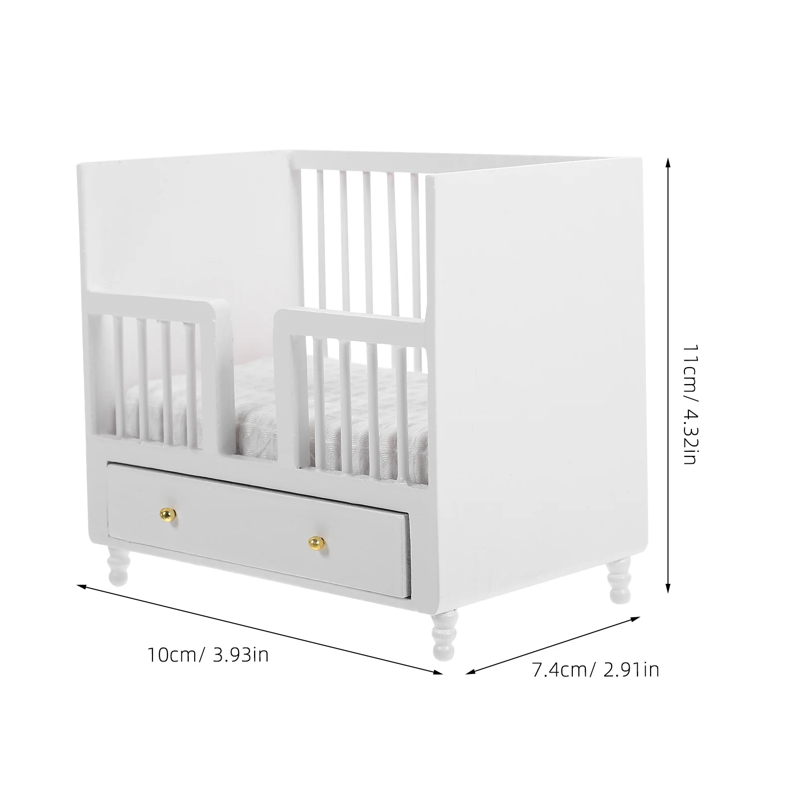 Poppen Sweet Dream Cradle Babyaccessoires Bed Mini Huismeubilair Miniatuur Speelgoed