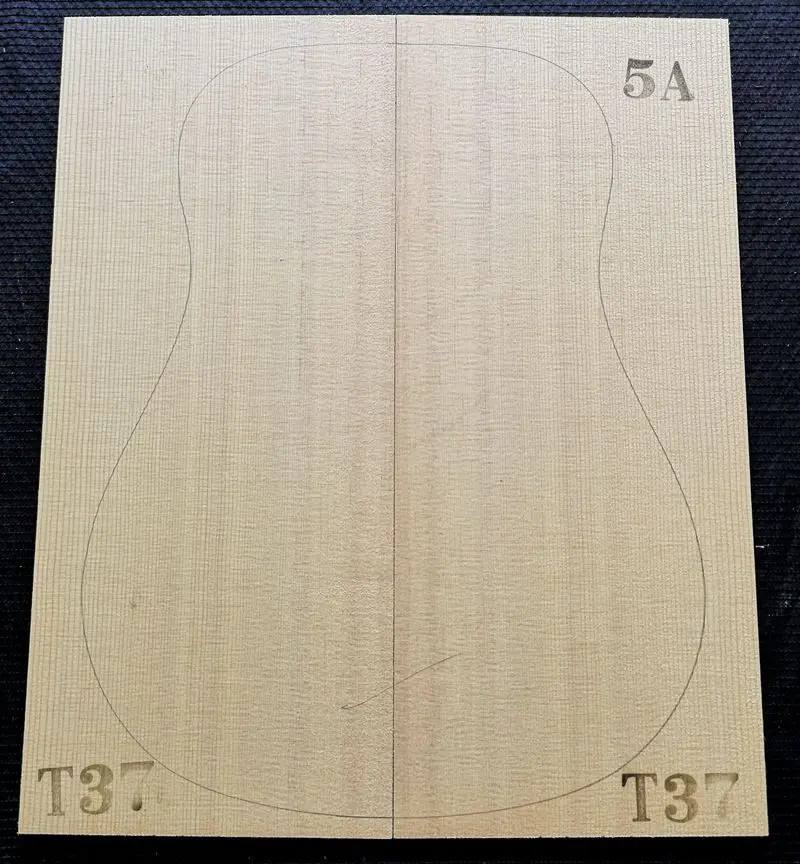 1SET AAAAA photo selection of sitka spruce guitar veneer guitar panel wool wood shandong hongyin 540*220*4.5mm