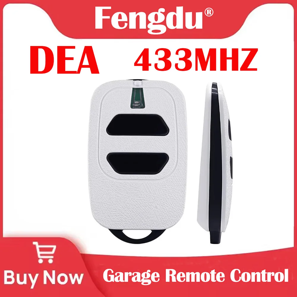 

DEA 433.92MHz Rolling Code Garage Door Remote Control Compatible with GTI2 GTI4 GT2 GT4 GT2M GT4M Transmitter