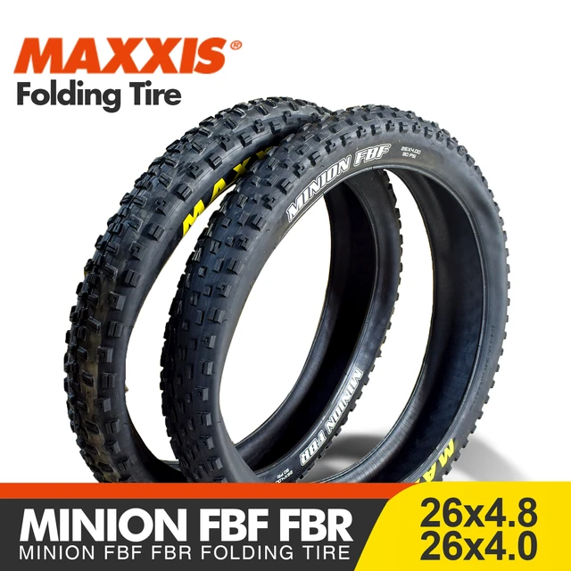 MAXXIS 26 Minion FBF FBR 26*4.0 26*4.8 Fold MTB Mountain Bike Tire for  Trial Ride Fat Bike Plus Tyre Low Rolling Bicycle Part - AliExpress