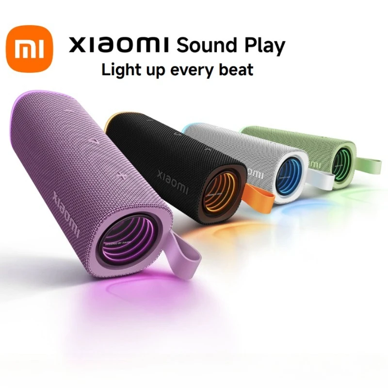 Global Version Xiaomi Sound Play Bluetooth6.0 18W TWS Connect 2600mAh IP68 Water and Dust Resistance Outdoor Party Mini Portable