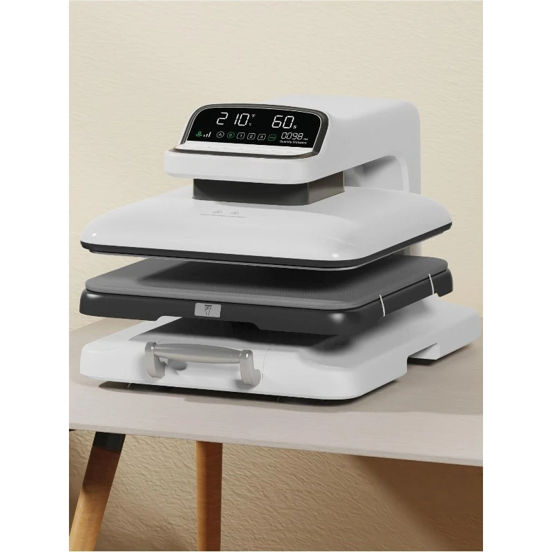 

Heat transfer machine Small automatic hot press household T-shirt heat transfer electric hot press hot sublimation manual