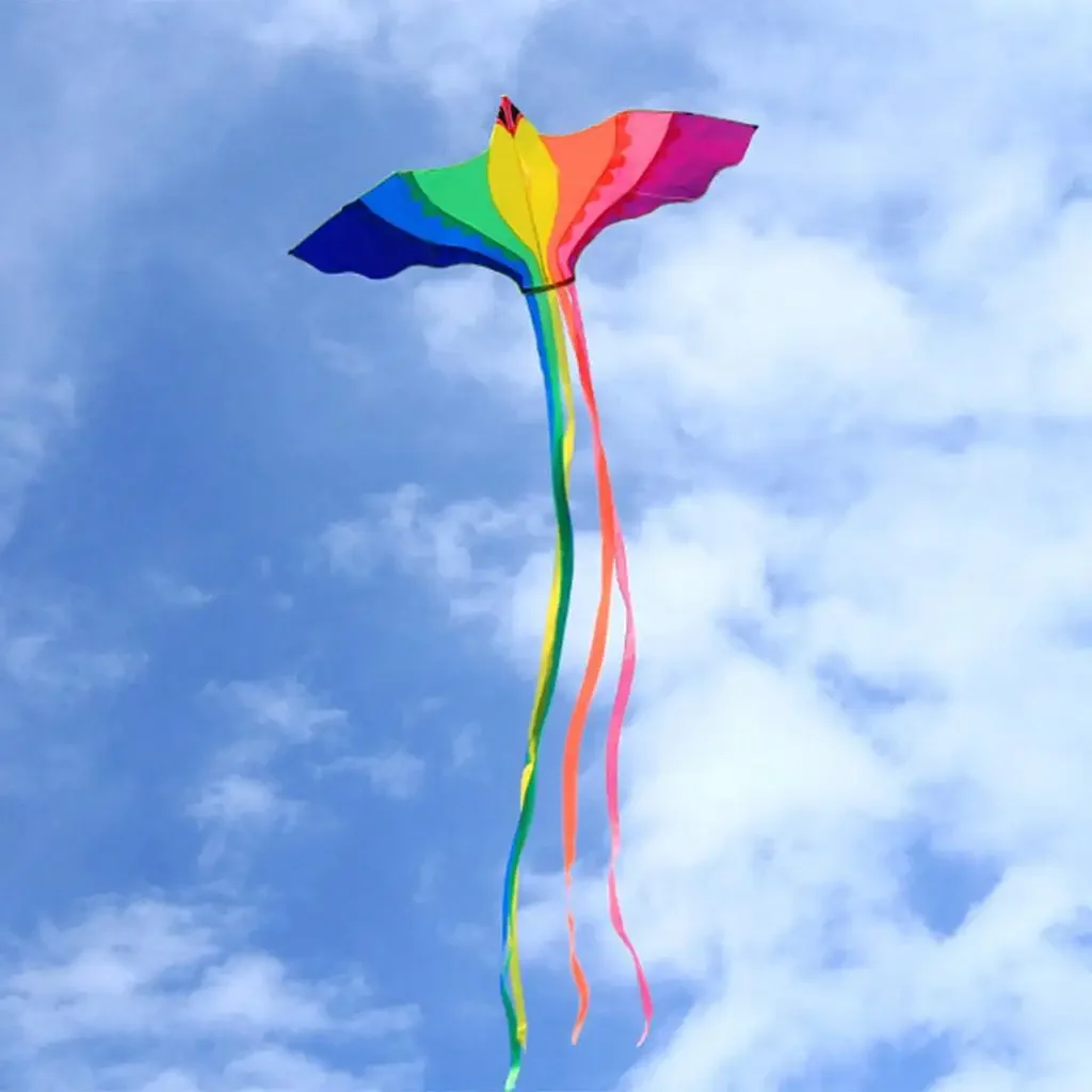 3D Phoenix Kite Giant Easy to Fly Long Tail Single Line Kites for Beach Toy