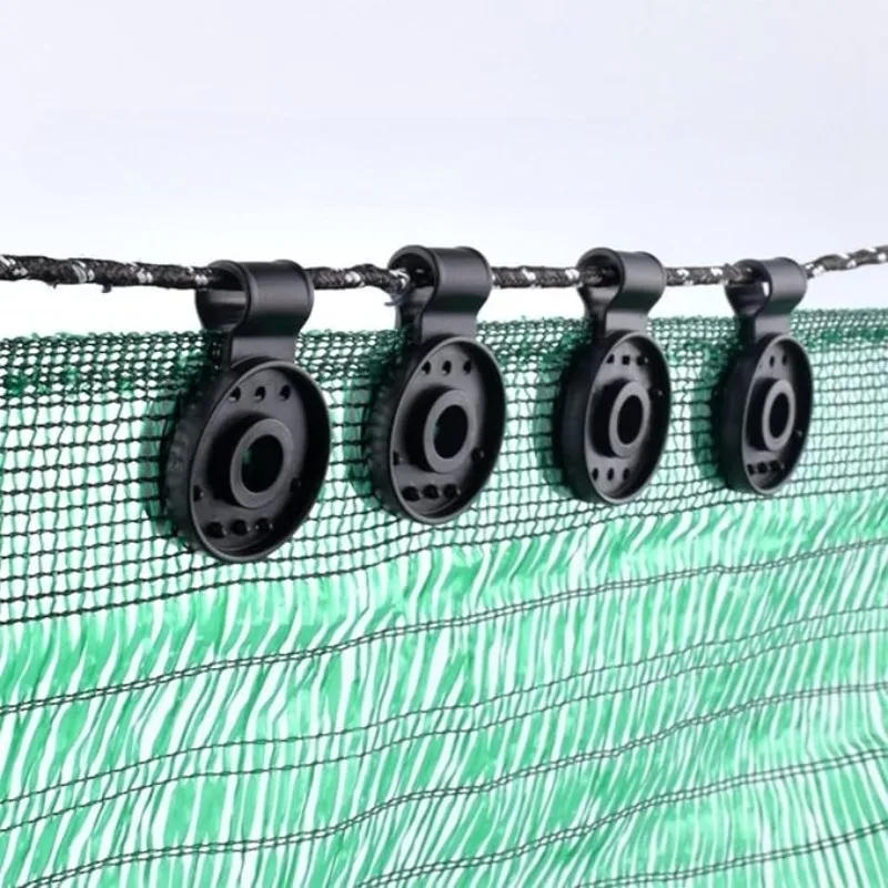 Plastic Awning Clips Sun Shade Cloth Fasteners Lock Clip for Garden Yard Net Fence Fixing Clamps Outdoor Camping Shelter Hook