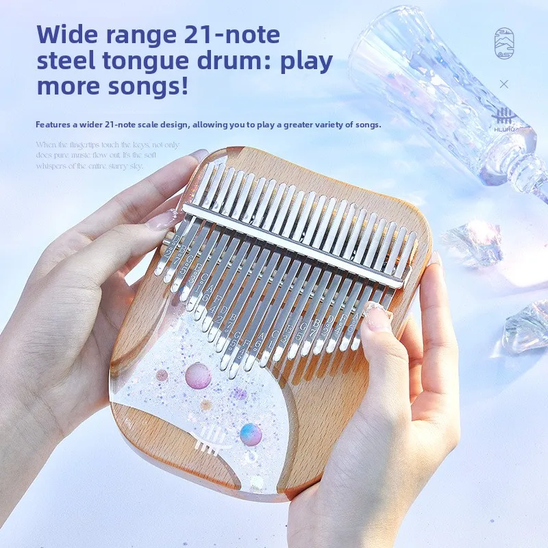 New Resin Planet Thumb Piano 17-tone 21-tone Kalimba Kalimba Piano