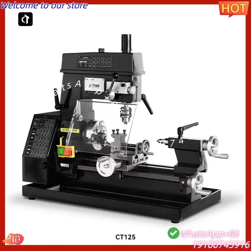 CE CT125 Desktop Multi-Task Machine - Cast Iron Body Metalworking Tool for Education & Crafts