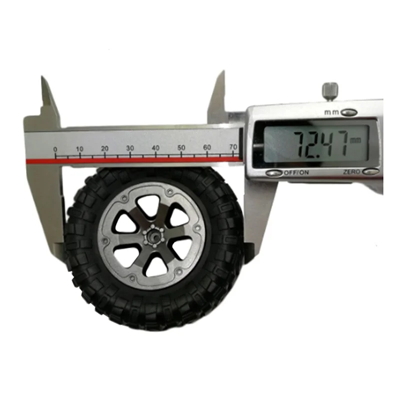 

1Set LD-P06 Tire Tyre Wheel For LDRC LD-P06 LD P06 Unimog 1/12 RC Truck Car Upgrades Parts 72Mm-Y44A