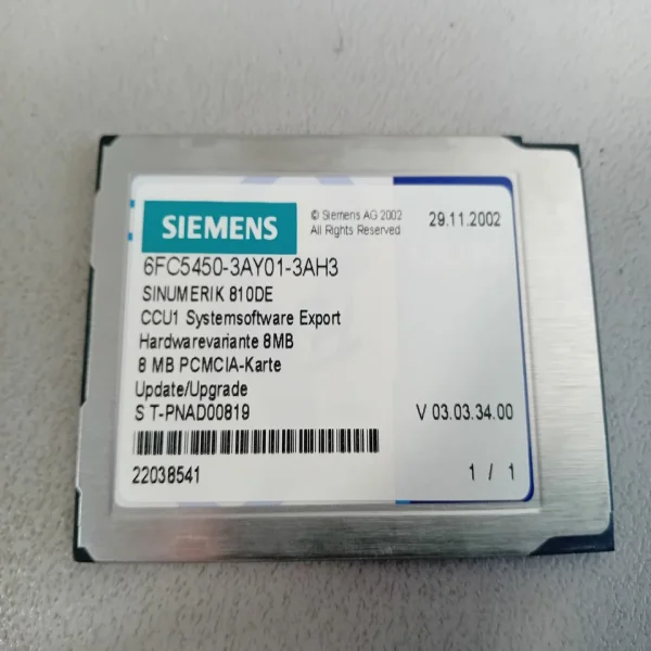 

6FC5450-3AY01-3AH3 Module PLC