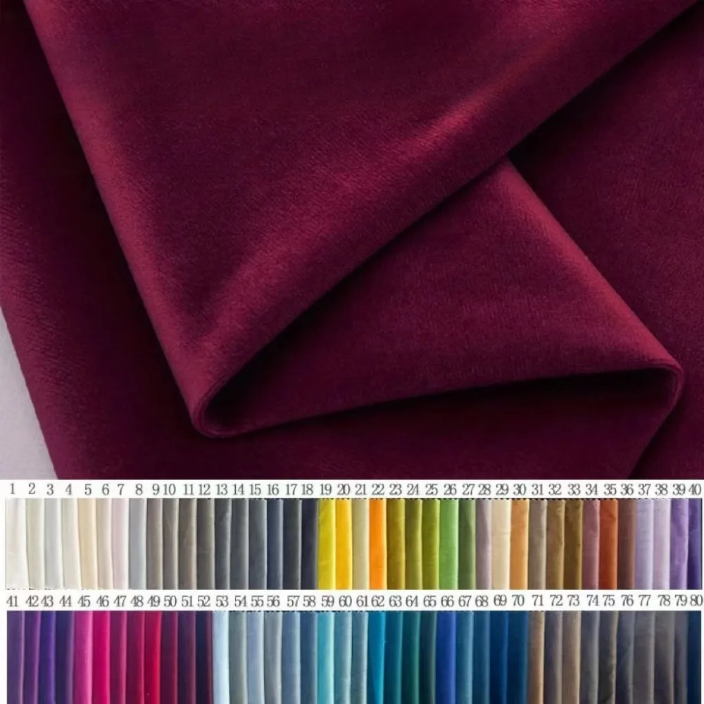 

Голландская бархатная короткая плюшевая ткань, мягкий толстый бархатный материал для диванной подушки, занавески, скатерти, подушки, сумки и домашнего текстиля, сделай сам