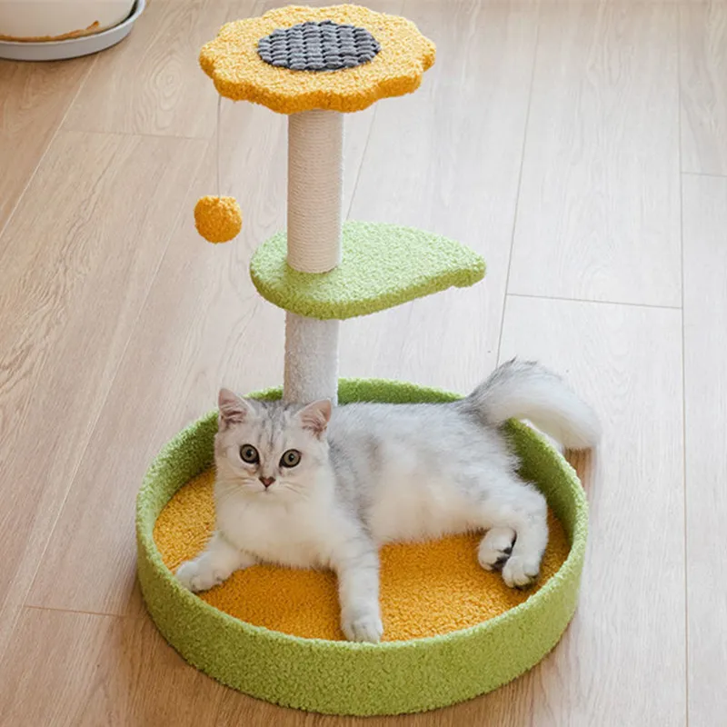 Cats Scratcher Cat Tree House Scratching Post for Cats Climbing Shelf Cat Tree Tower Condo Furniture Pet Products Scratch Frame