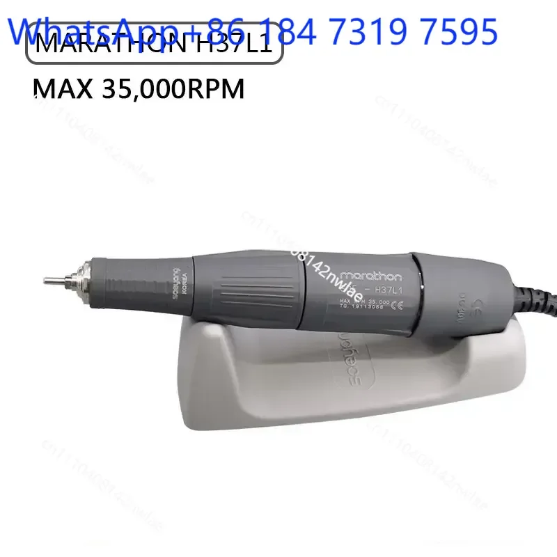 35000 RPM Electric Jade Carving Pen Engraving Tool with H37L1 Sander Handle for Nuclear Stone Wood DIY Craft Polishing