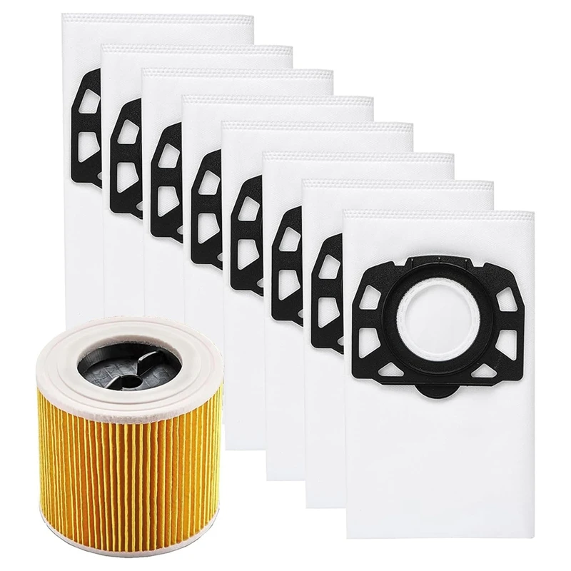 

A44F-KFI 357 Vacuum Cleaner Bags For Karcher WD2 Plus / WD3 / WD3 Battery / SE 4001 / SE 4002 /Dry Vacuum Cleaner 2.863-314.0
