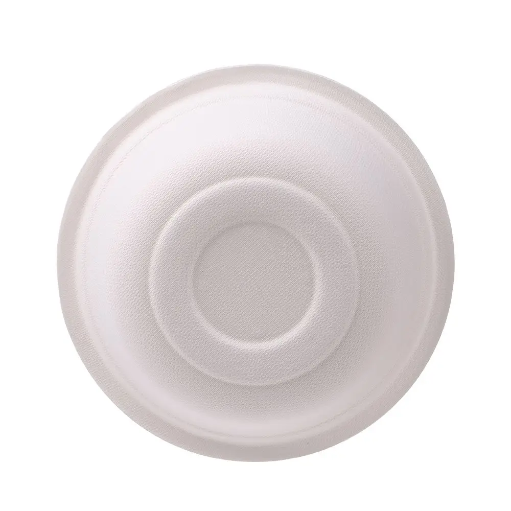 50PCS/Pack 220/350/500ml Disposable Dinnerware ECO-Friendly White Paper Bowl Disposable Tableware Outdoor Party Dining Supply