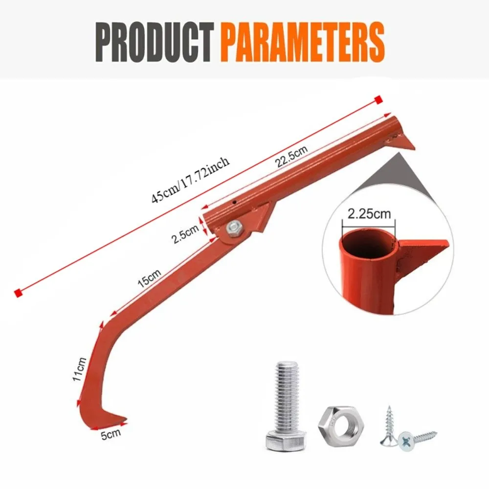 Rustproof Log Splitter Tool Heavy Duty Steel Construction Tree Cutting Tool Labor-Saving Timber Handling Log Puller Backyard Use