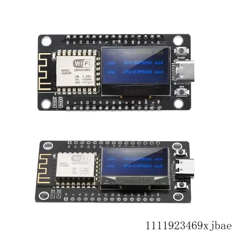 

ESP8266 Development Board NodeMCU with 0.96‘’OLED Display,CH-340C,ESP-12F WiFi Module,Micro USB for Arduino/Micropython ESP8266