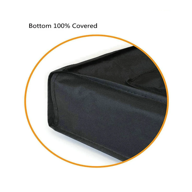 شاشة تلفزيون خارجية مقاومة للغبار ومضادة للماء مجموعة غطاء عالي الجودة أكسفورد أسود حافظة تلفزيون تلفزيون 30 بوصة إلى 70 بوصة #5