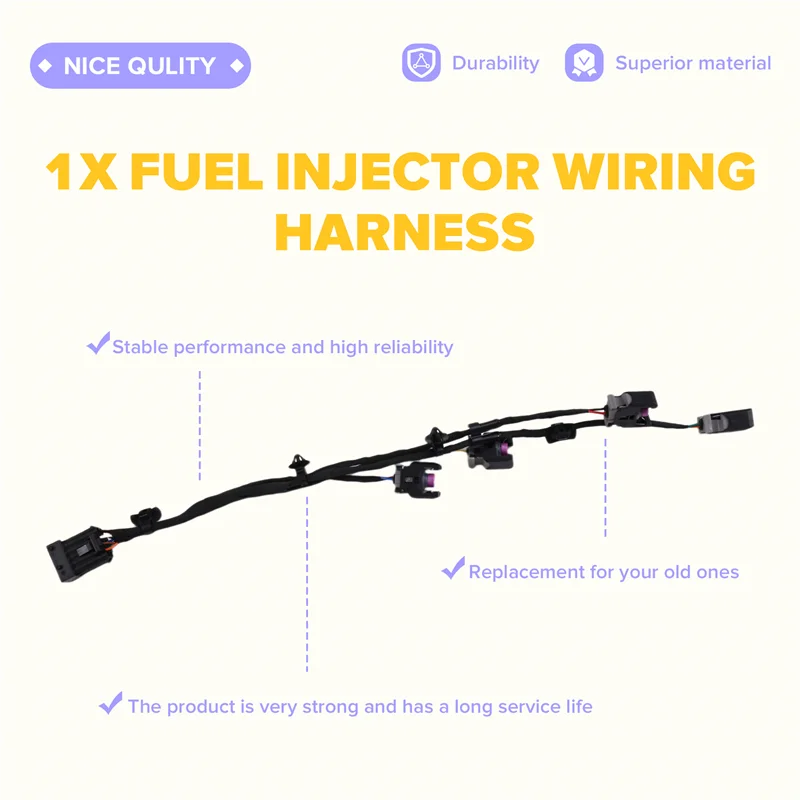 

338104A802 33810-4A802 Fuel Injector Wiring Harness For Hyundai Porter2 H100 KIA Bongo3 K2500-X67A
