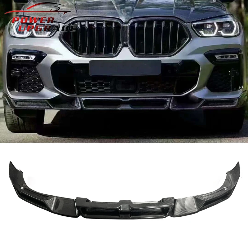 

For BMW X6 G06 LD style Carbon Fiber Front Lip Front bumper Body Kit Retrofit accessories