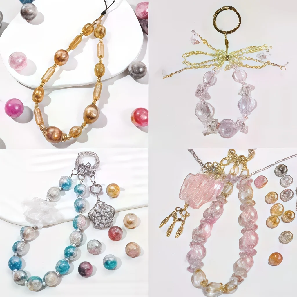8mm 100pcs DIY beads with multiple colors and scattered beads. Can be used for accessories such as bracelets, necklaces, etc view 2