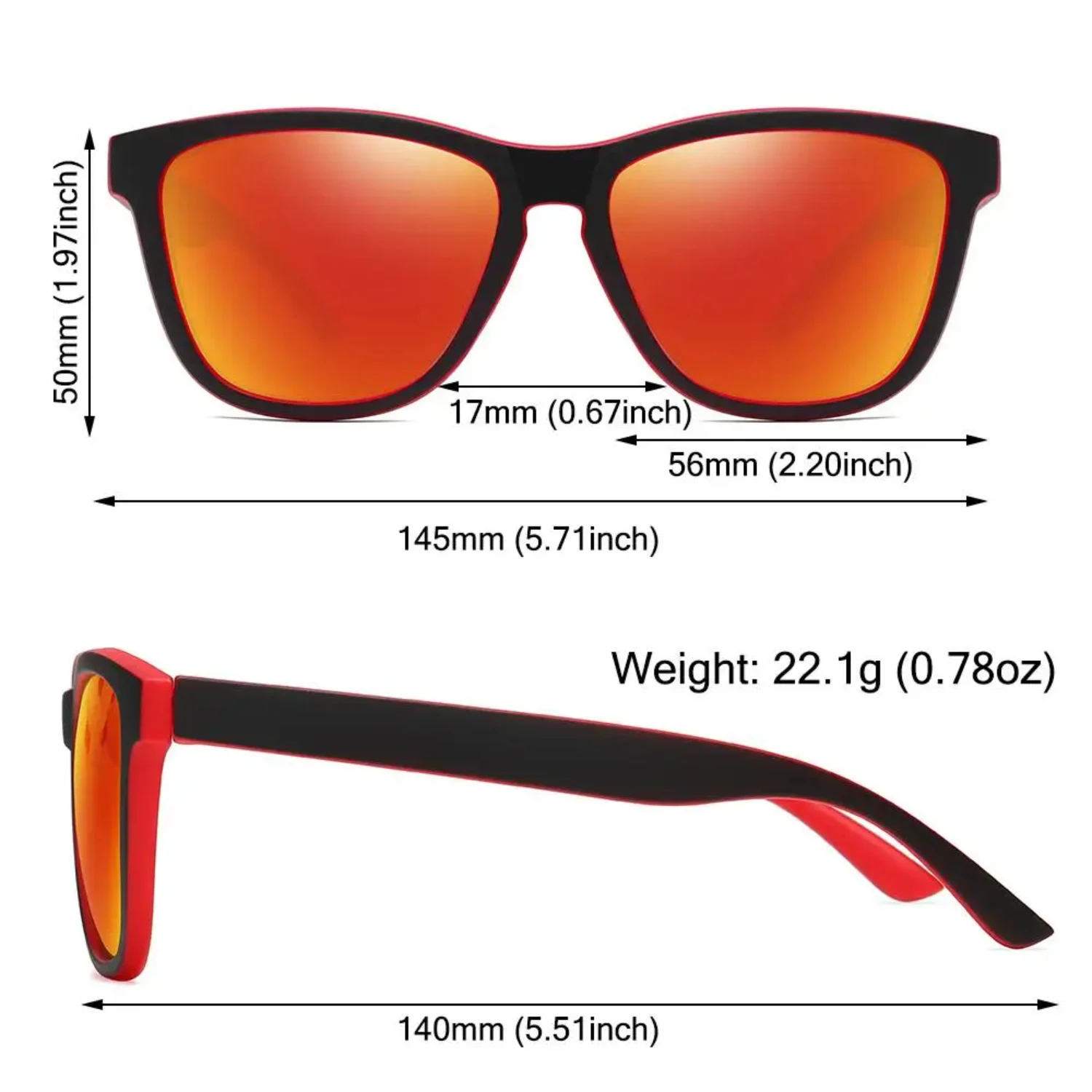 Men Polycarbonate Polarized Sunglasses Classic Brand Sun glasses Coating Lens Driving Eyewear  Men/Women