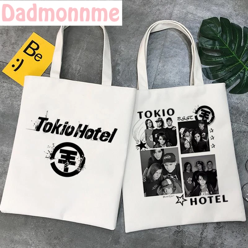 Bag Tokio Hotel Group Music Shoulder Bags Large Capacity Wild Messenger Bag Fashion New Cute Fun Canvas Handbag Women Bag Wallet