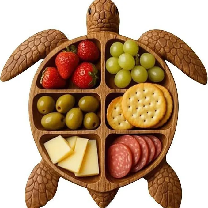 Turtle fruit plate home living room decoration