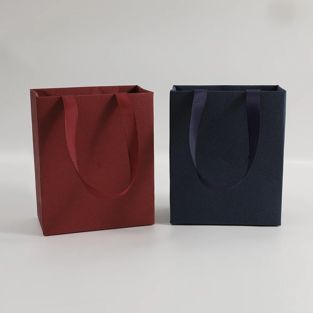 New Fashion Paper Tote Bags for Jewelry Handbag Cosmetics Lipstick Gift Packaging Bag Necklace Earrings Rings Headphones Storage view 5