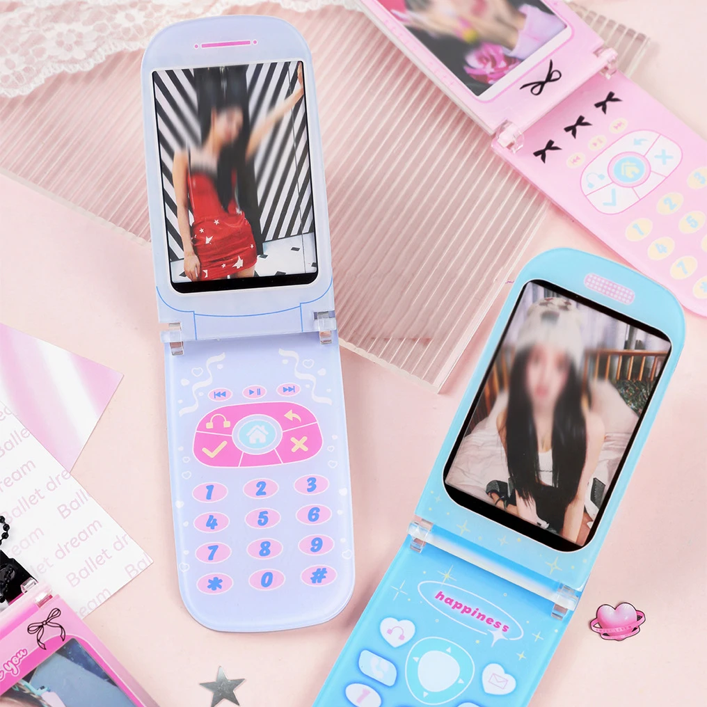 Flip phone card star decoration storage sleeve card sleeve