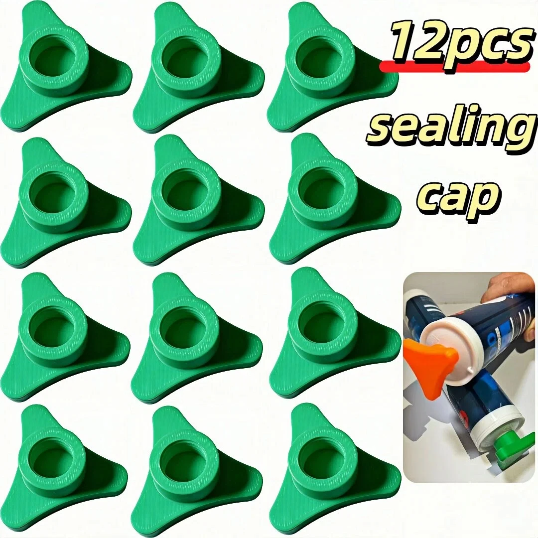12pcs Glass Glue Tube Sealing Caps - Prevents your open core tubes from drying out quickly, suitable for standard caliber glass