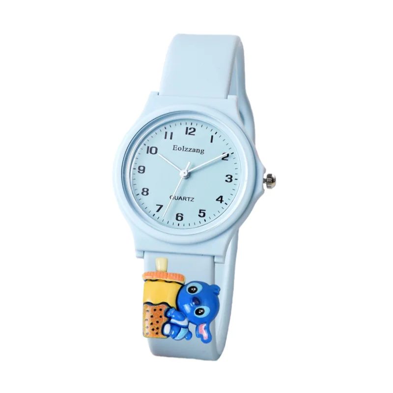 アニメウォッチかわいいリロ & スティッチ男の子女の子腕時計子供ミニマリストかわいい子供漫画腕時計ギフト子供のための女の子時計