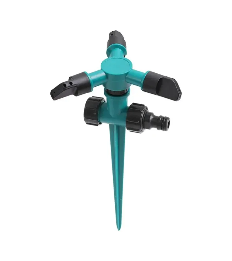 

1pc Garden Sprinkler,Rotating Lawn Sprinkler For Yard 360-DegreeAutomatic Rotating Three-Fork Sprinkler Head Lrrigation RotarySp