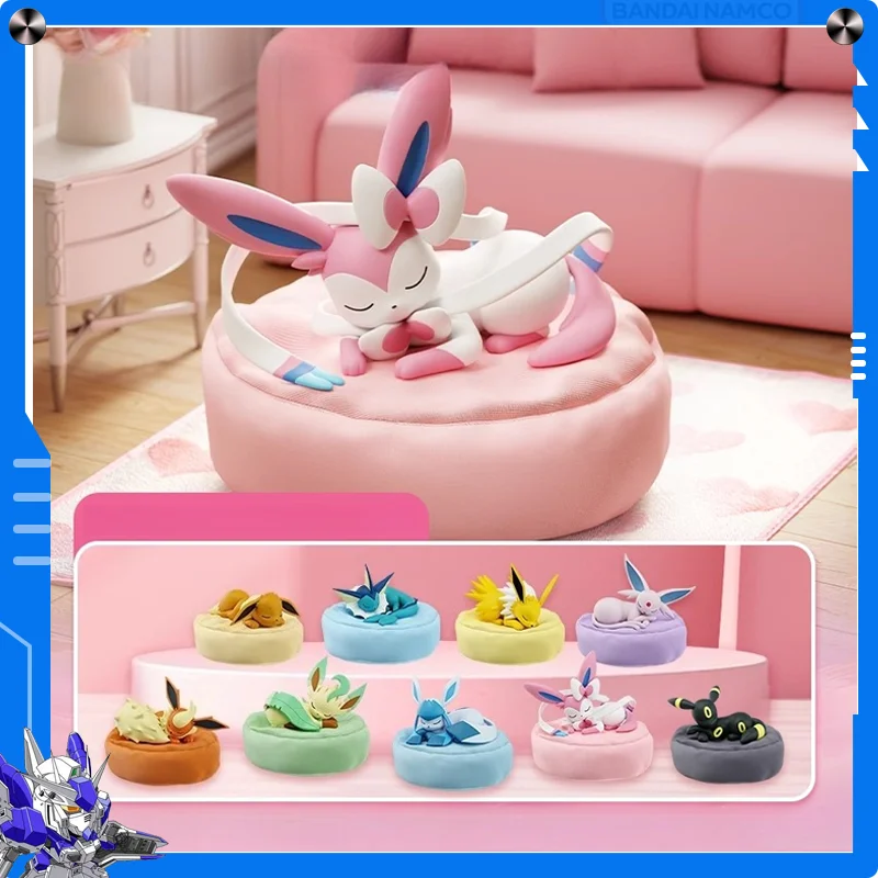 

Pokemon Eeveelution Sleeping Position Series Action Figure Q-Version Doll Series Toys Ornament Birthday Present Original