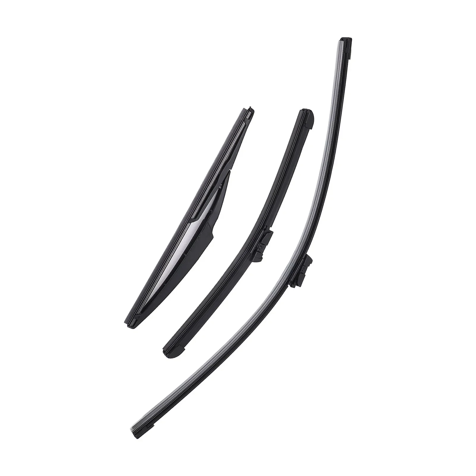 Front Rear Windscreen Wiper Blades Soft Rubber Windshield Rain Brushes Replacement For Fiat 500 500C 500L 2009 To 2023
