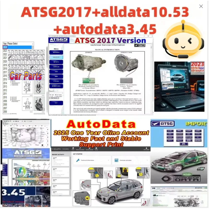 

Newest alldata 10.53 software + mitchel l On demand 5 auto repair alldata software All data car software with Wiring diagram