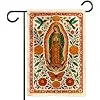(12x18in) Our Lady Of Guadalupe Garden Flag Double-Sided, Catholic Mother Mary Yard Flag, Religious Church Backyard House La llz