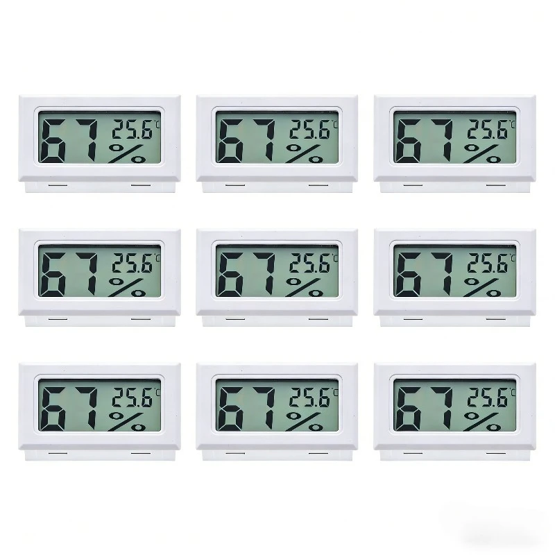Digitales LCD-Thermometer Hygrometer Innenraum Mini Elektronisches Temperatur- und Feuchtigkeitsmessgerät Sensor Wetterstation