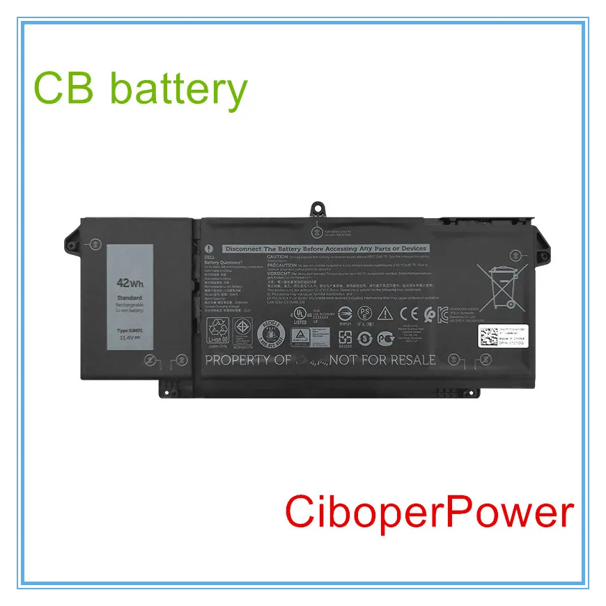 9JM71 11.4V 42WH Laptop battery For 5320 7320 7420 7520 HDGJ8 MHR4G 7FMXV TN2GY 4M1JN 1PP63