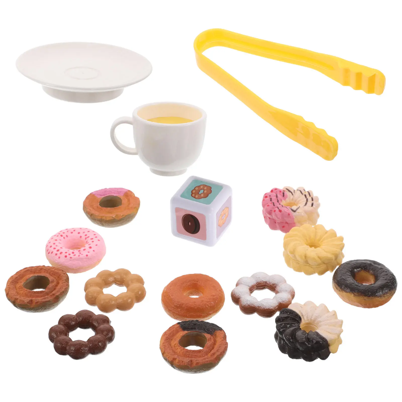 1セットの、お菓子の層を重ねて遊べる、カラフルな積み重ね式クッキードーナツタワー。幼児向けの、バランス感覚を養うインタラクティブなゲーム。幼稚園で使用可能。