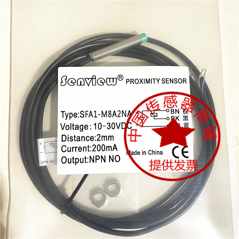 New SFA1-M8A2NA SFA1-M8A2PA SenView Proximity Sensor in Stock Industrial Sensor for Detection Applications