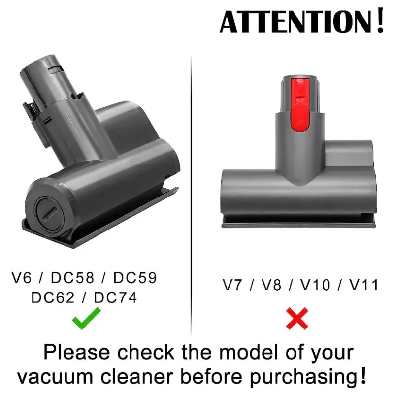 Szczotka elektryczna głowica do Dyson V6 DC58 DC59 DC62 DC62 DC74 dysza turbina zmotoryzowana narzędzie drążek części zamienne