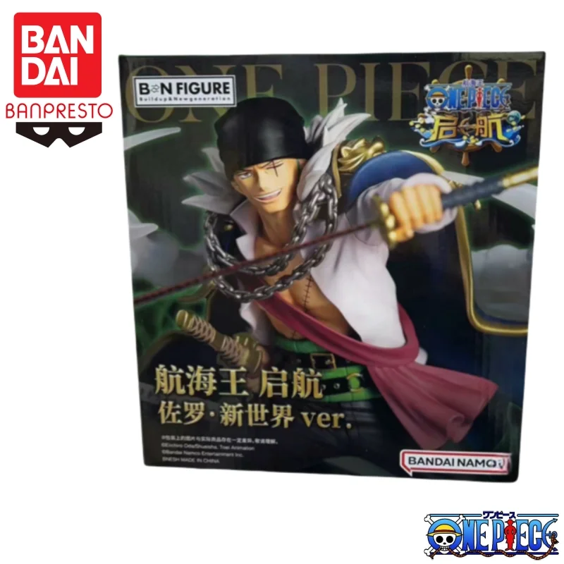 

In Stock Bandai Original Banpresto One Piece Roronoa Zoro Action Figure Model Doll Brand New Boxed Figure Toys Model Garage
