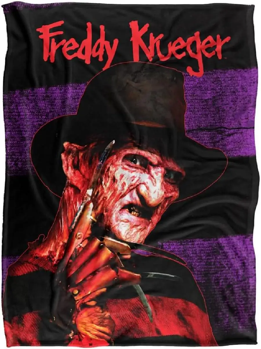 A Nightmare On Elm Street Blanket Freddy Face Silky Soft Throw x Inches Perfect for Home  Garden Decor
