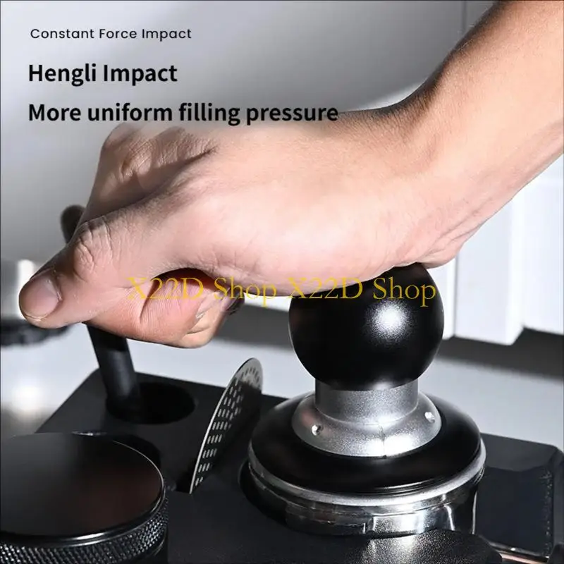 X22D 58mm Espresso Tamper Triple Spring Loaded Mechanism Constant Pressure Impact Leveling Coffee Press Baristas Accessories