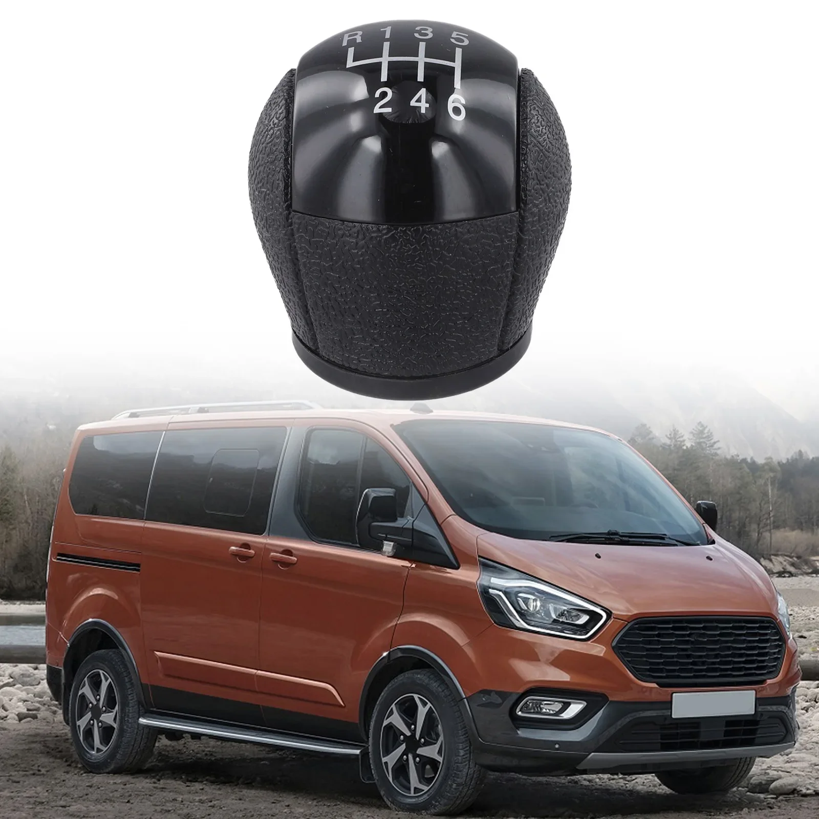 For Ford For Transit For Mk7 Van Replacement Gear Shift Knob 6 Speed Gear Lever Handle Compatible with For Ford Models