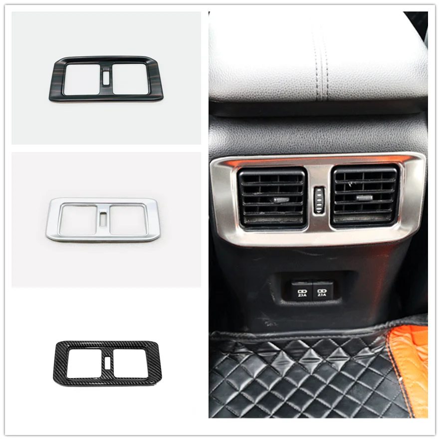 

For Toyota RAV4 XA50 2019 2020 2021 2022 Car Accessories Interior Rear Garnish Air Vent Trim Cover Trims