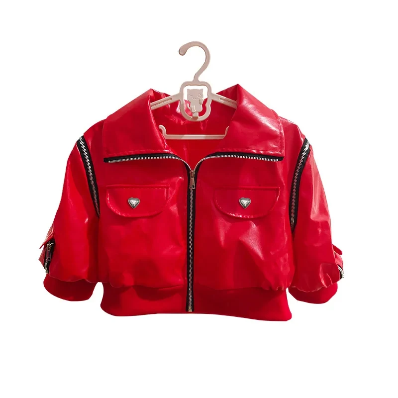 

CyMovie Descendants The Rise of Red Cosplay Costume Red Leather Uniform Halloween Carnival Cosplay Customized Clothes
