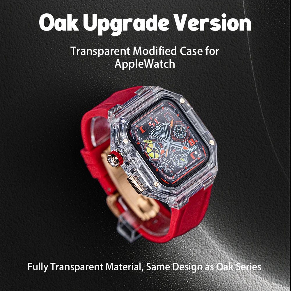 

Dustproof And Scratch Resistant iWatch 46/42 Transparent Modified Ultra Case And Strap Suitable For Apple Watch
