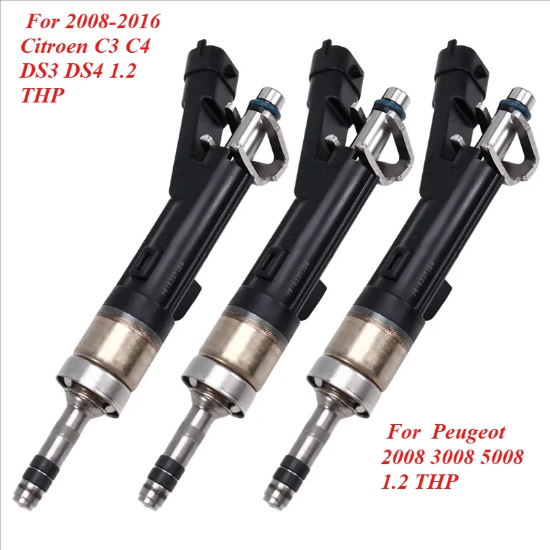 

NEW9810335380 Fuel Injector Nozzle For 2008-2016 Citroen C3 C4 DS3 DS4 For Peugeot 2008 3008 5008 1.2 THP,